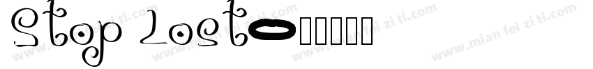 Stop Lost字体转换